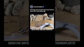 This Robot Can Cut Off Its Own Leg To Survive. You Won't Believe How & Why #robot #shorts #robotics