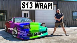 S13 240SX GETS A TOTAL TRANSFORMATION - Wrap Reveal!