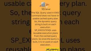 Difference Between EXEC and SP_EXECUTESQL in SQL Server | SQL Interview Shorts