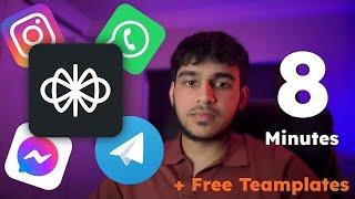 Voiceflow to Instagram, Facebook, Telegram & WhatsApp in 8 minutes using ManyChat (Updated Method)