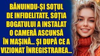 Bănuindu-și soțul de infidelitate, soția bogatului a instalat o cameră ascunsă în mașină... Și după