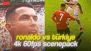 Ronaldo VS Türkiye | 4K Quality Scenepack | With AE CC | TOPAZ, Upscale, 60FPS, Twixtor