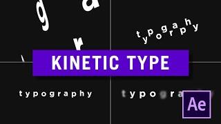 kinetic typography After Effects Tutorial