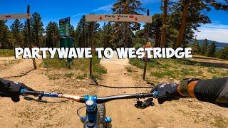 2022 PartyWave To Westridge - POV Preview - Full Pull - Snow Summit - 4k