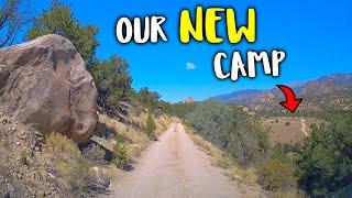 Steep Roads & Stunning Views: Moving to a New Campsite