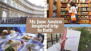 My Jane Austen inspired trip to Bath | Afternoon tea and book shopping 