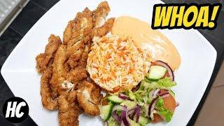 CRISPY CHICKEN & RICE RECIPE | Halal Chef