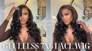 NEW! Glueless 7x6 HD Lace Wig InstallPartingMax Hair Gives You What You Want  #luvmehair #hair