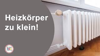 Warum sollte ein Heizkörper vergrößert werden?