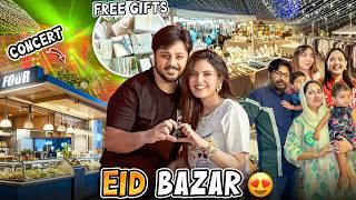EID BAZAAR SHOPPING WITH SUSRAL FAMILY  | Pura Lahore Event Py Phounch Gya  | Qurbani Kab Arhi? 