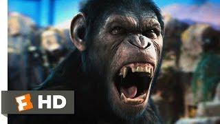 Rise of the Planet of the Apes (2011) - Caesar Speaks Scene (1/5) | Movieclips