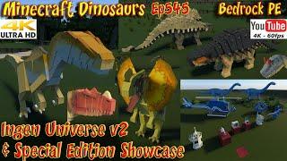 Ingen Universe v2 and Special Edition Showcase and Download Links 4K60FPS Minecraft Dinosaurs Ep545