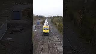 16.00 Dublin Heuston-Cork train  passing by the former Mountrath and Castletown Railway Station 