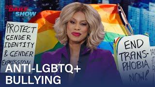 Laverne Cox Unpacks Anti-LGBTQ+ Legislation, Bullying & Transness for Spirit Day | The Daily Show