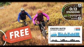Mountain Bike Spin Class. Crested Butte Colorado "AUTHENTIC" Workout