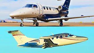 Embraer Phenom 100 vs Eclipse 550 | FULL COMPARISON