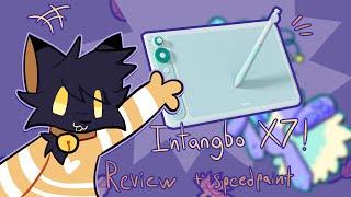 MOCHI DRAWING TABLET?? Parblo Intangbo X7 review + Speedpaint!