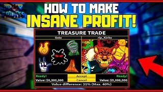 How To *ALWAYS* Make Profit In Trading! | Guide | Blox Fruits |