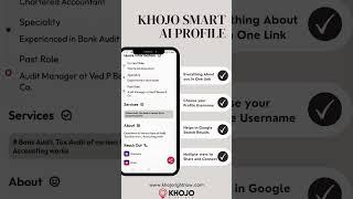 Khojo Right Now Smart AI Profile KRN Product   Demo CA Ankit Agarwal