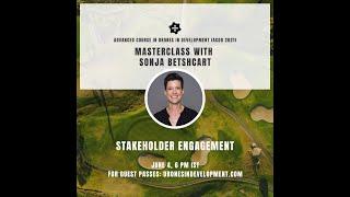 Masterclass on Stakeholder Engagement with Sonja Betschart, WeRobotics: ACDD 2021