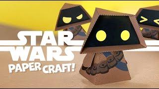 Can I make a STAR WARS action figure out of PAPER?!