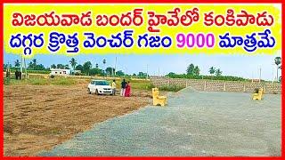 Low Cost Open Plots at Kankipadu 9247926348 Plots for sale beside houses of Prodduturu at Vijayawada