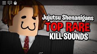 TOP RARE CUSTOM KILL SOUNDS | ROBLOX Jujutsu Shenanigans Custom kill sound ids