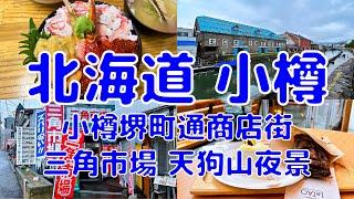 [日本散策][EP.35] 最美味的海鮮丼和起司蛋糕就在北海道的小樽 | 三角市場/小樽運河/小樽堺町通商店街/LeTAO/天狗山 | 2023年4月最新(Japan Hokkaido EP.3)