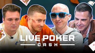 Sick Action On The Felt! LIVE POKER ($5/10) With Crypto Max!