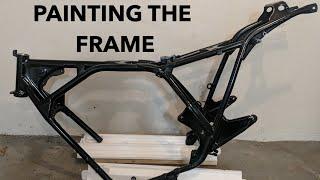 CB750 Rebuild: Painting The Frame