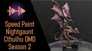 Citadel Contrast Speed Painting Cthulhu Death May Die Season 2 Nightgaunt Paint How to Paint Visual