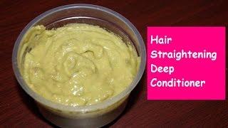 Get Straight Hair Naturally in 15 Minutes ( DIY Hair Straightening Conditioner)  | Sneha S