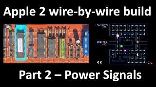 Apple 2 wire-by-wire build, Part 2.  Chip placement and power rails.