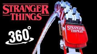 STRANGER THINGS 360 video 3D Roller Coaster VR Animation PSVR 4K