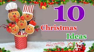 10 Christmas Gingerbread ideas from different material | DIY Christmas craft idea484