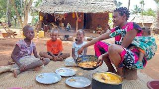 African village life #cooking food for Breakfast