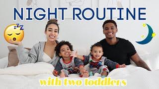 OUR NIGHT TIME ROUTINE WITH TWO TODDLERS! *Realistic*