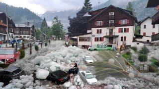 6 minutes ago, Chaos in Italy! Parts of Turin swept away by storms and severe hail