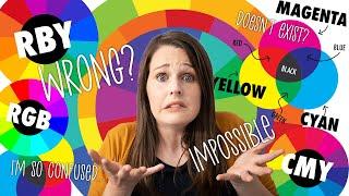 Controversial Color Theory: RYB vs CMY Color Wheel - What are the REAL Primary Colors?