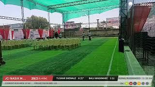 JCI Nasik Metaforge vs JCI Washim City | Cricket Carnival 2025(League Matches) | Live - Khamgaon Cit