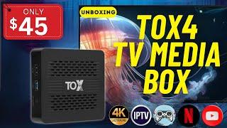 TOX4 Android Media TV Box  |  UNBOXING REVIEW