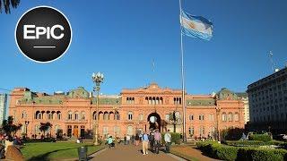 Pink House (Casa Rosada) & May Square (Plaza de Mayo) - Buenos Aires, Argentina (HD)