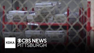 A look at safety measures at a Pennsylvania warehouse where ballots get counted