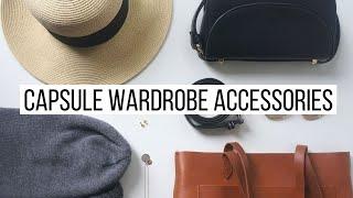 ALL YEAR BASIC CAPSULE WARDROBE ACCESSORIES 2021 | A Simple and Minimal Wardrobe