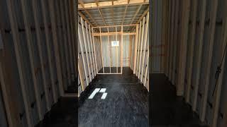 Curious how we do framing?  #containerhome #tinyhouse #containerconversion