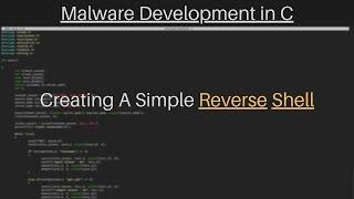 Malware Development in C | Coding a basic Reverse Shell