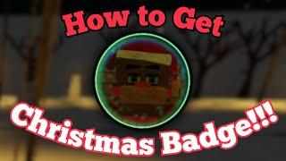 How to Get the "Christmas" Badge!!! | FNaF Movie RP | Roblox