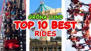 Top 10 rides at Gröna Lund - Stockholm, Sweden | 2022