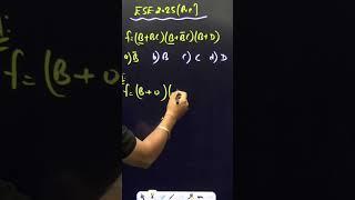 ESE 2025 Solution - Digital Circuits | #shorts #ankursharmasir