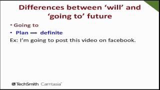 Differences between WILL and GOING TO future